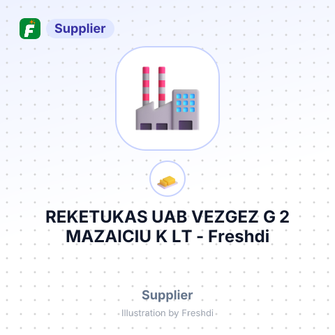 REKETUKAS UAB VEZGEZ G 2 MAZAICIU K LT – summary card, no photo uploaded yet