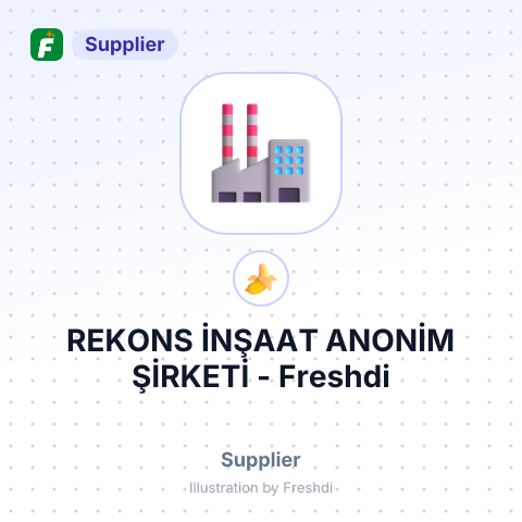 REKONS İNŞAAT ANONİM ŞİRKETİ – summary card, no photo uploaded yet