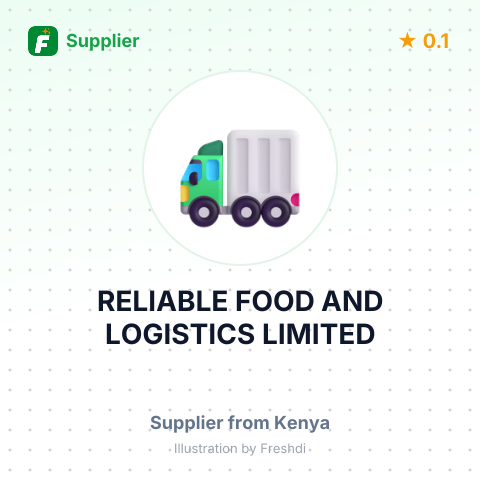 RELIABLE FOOD AND LOGISTICS LIMITED – summary card, no photo uploaded yet