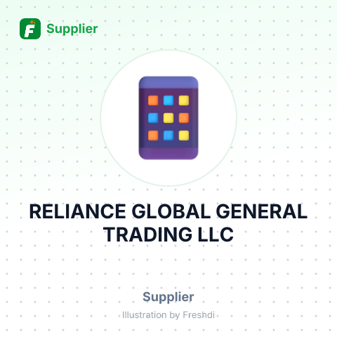 RELIANCE GLOBAL GENERAL TRADING LLC – summary card, no photo uploaded yet