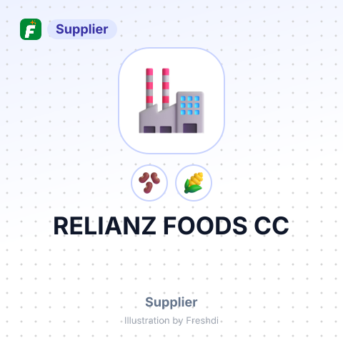 RELIANZ FOODS CC – summary card, no photo uploaded yet