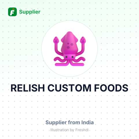 RELISH CUSTOM FOODS – summary card, no photo uploaded yet