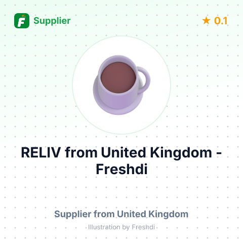 RELIV – summary card, no photo uploaded yet