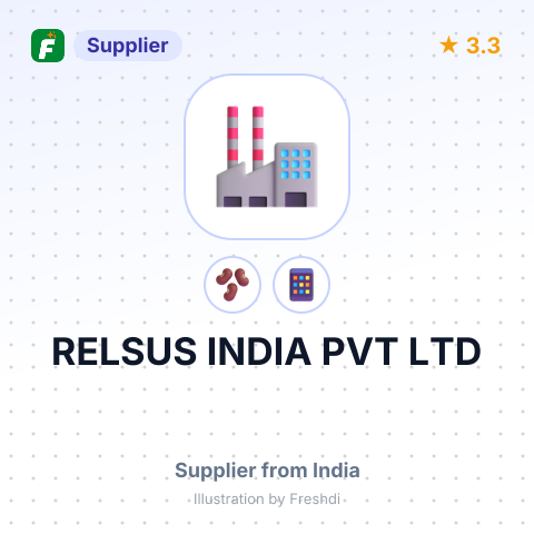 RELSUS INDIA PVT LTD – summary card, no photo uploaded yet