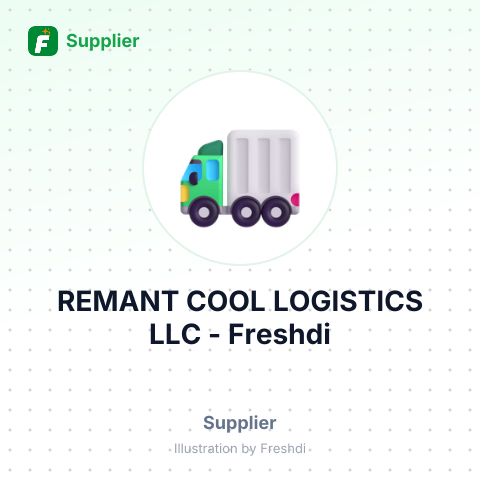REMANT COOL LOGISTICS LLC – summary card, no photo uploaded yet