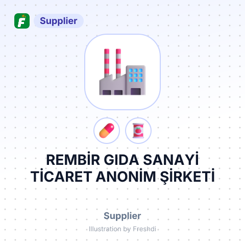 REMBİR GIDA SANAYİ TİCARET ANONİM ŞİRKETİ – summary card, no photo uploaded yet