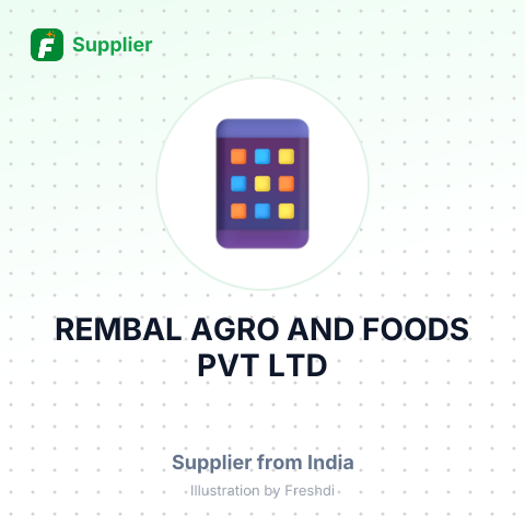REMBAL AGRO AND FOODS PVT LTD – summary card, no photo uploaded yet