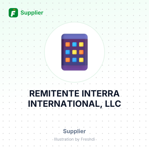 REMITENTE INTERRA INTERNATIONAL, LLC – summary card, no photo uploaded yet