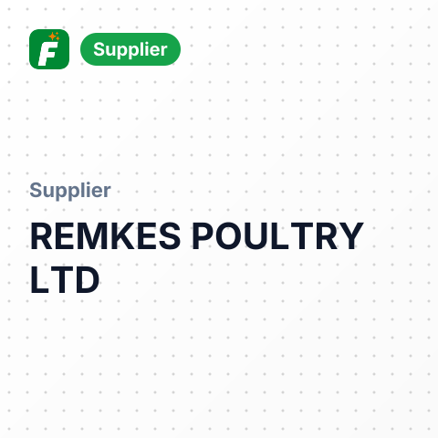 REMKES POULTRY LTD – summary card, no photo uploaded yet