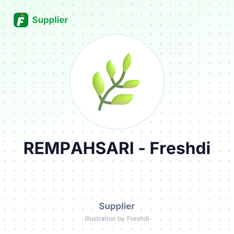 REMPAHSARI – summary card, no photo uploaded yet