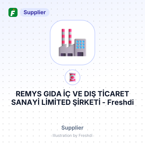 REMYS GIDA İÇ VE DIŞ TİCARET SANAYİ LİMİTED ŞİRKETİ – summary card, no photo uploaded yet