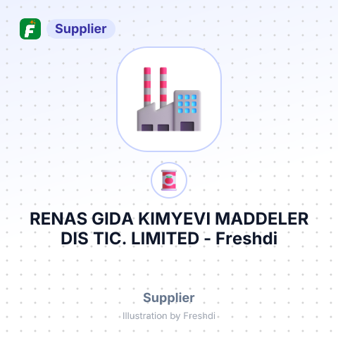 RENAS GIDA KIMYEVI MADDELER DIS TIC. LIMITED – summary card, no photo uploaded yet
