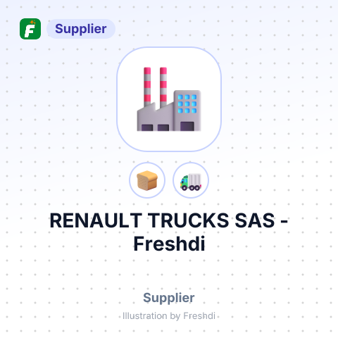 RENAULT TRUCKS SAS – summary card, no photo uploaded yet