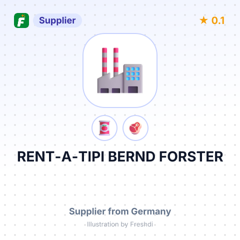 RENT-A-TIPI BERND FORSTER – summary card, no photo uploaded yet