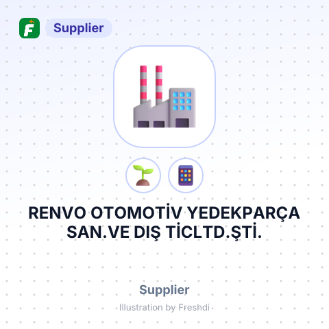 RENVO OTOMOTİV YEDEKPARÇA SAN.VE DIŞ TİCLTD.ŞTİ. – summary card, no photo uploaded yet
