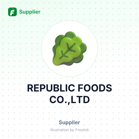 REPUBLIC FOODS CO.,LTD – summary card, no photo uploaded yet