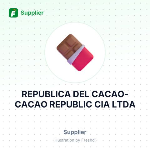 REPUBLICA DEL CACAO-CACAO REPUBLIC CIA LTDA – summary card, no photo uploaded yet