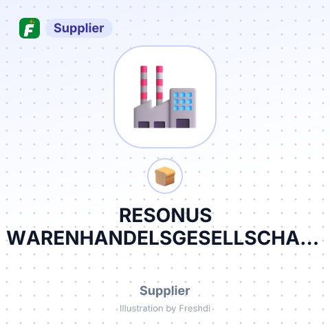 RESONUS WARENHANDELSGESELLSCHAFT M – summary card, no photo uploaded yet