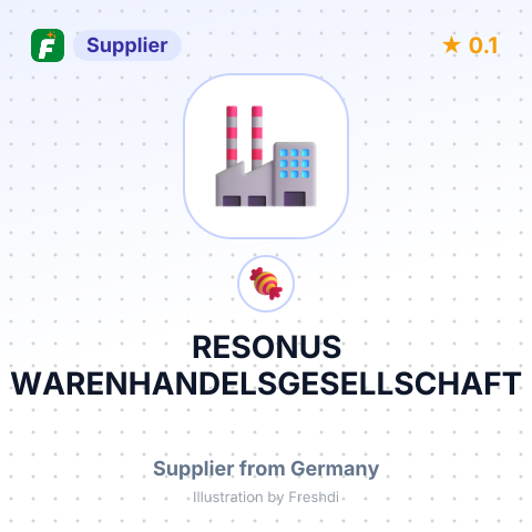 RESONUS WARENHANDELSGESELLSCHAFT – summary card, no photo uploaded yet
