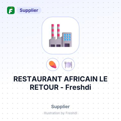 RESTAURANT AFRICAIN LE RETOUR – summary card, no photo uploaded yet
