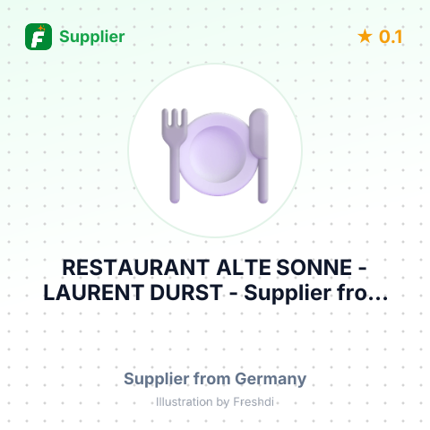 RESTAURANT ALTE SONNE - LAURENT DURST – summary card, no photo uploaded yet