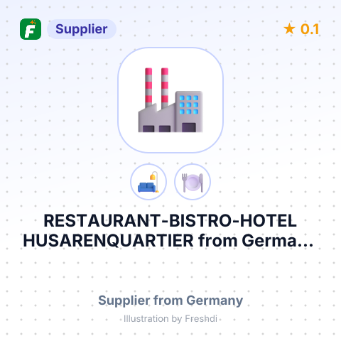 RESTAURANT-BISTRO-HOTEL HUSARENQUARTIER – summary card, no photo uploaded yet