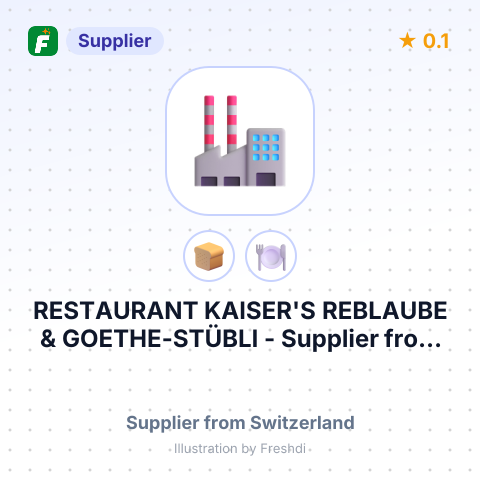 RESTAURANT KAISER'S REBLAUBE & GOETHE-STÜBLI – summary card, no photo uploaded yet