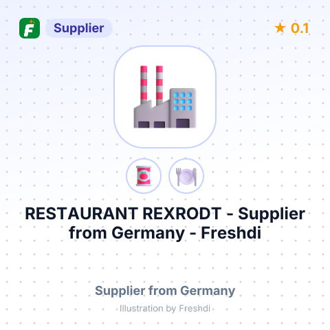 RESTAURANT REXRODT – summary card, no photo uploaded yet