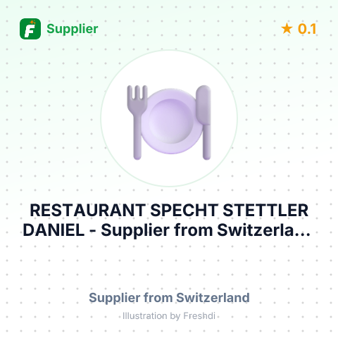 RESTAURANT SPECHT STETTLER DANIEL – summary card, no photo uploaded yet