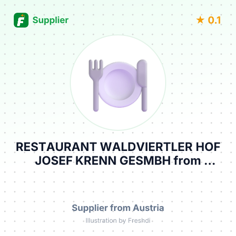 RESTAURANT WALDVIERTLER HOF JOSEF KRENN GESMBH – summary card, no photo uploaded yet