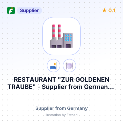 RESTAURANT "ZUR GOLDENEN TRAUBE" – summary card, no photo uploaded yet