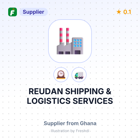 REUDAN SHIPPING & LOGISTICS SERVICES – summary card, no photo uploaded yet