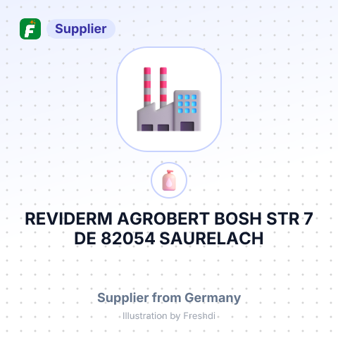 REVIDERM AGROBERT BOSH STR 7 DE 82054 SAURELACH GERMANY – summary card, no photo uploaded yet