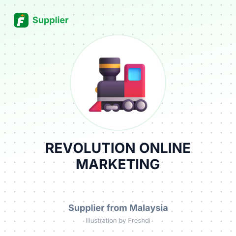 REVOLUTION ONLINE MARKETING – summary card, no photo uploaded yet