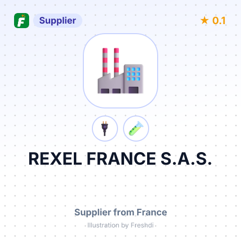 REXEL FRANCE S.A.S. – summary card, no photo uploaded yet