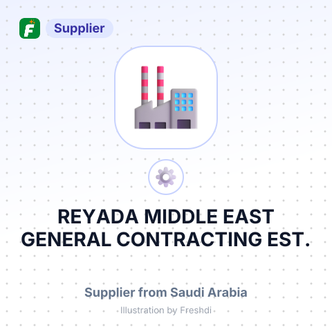 REYADA MIDDLE EAST GENERAL CONTRACTING EST. – summary card, no photo uploaded yet