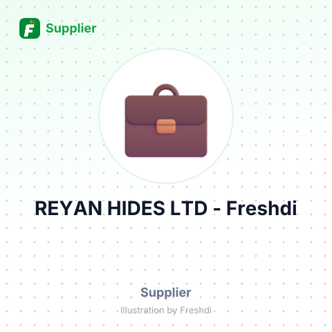 REYAN HIDES LTD – summary card, no photo uploaded yet
