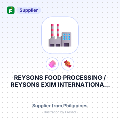 REYSONS FOOD PROCESSING / REYSONS EXIM INTERNATIONAL, INC. – summary card, no photo uploaded yet