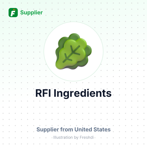 RFI Ingredients – summary card, no photo uploaded yet