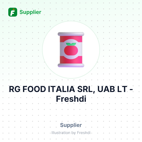 RG FOOD ITALIA SRL, UAB LT – summary card, no photo uploaded yet
