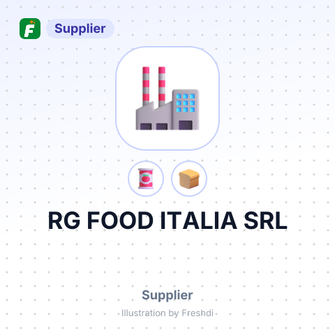 RG FOOD ITALIA SRL – summary card, no photo uploaded yet