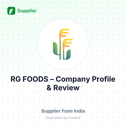 RG FOODS – summary card, no photo uploaded yet