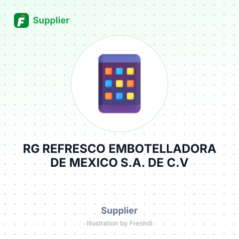 RG REFRESCO EMBOTELLADORA DE MEXICO S.A. DE C.V – summary card, no photo uploaded yet