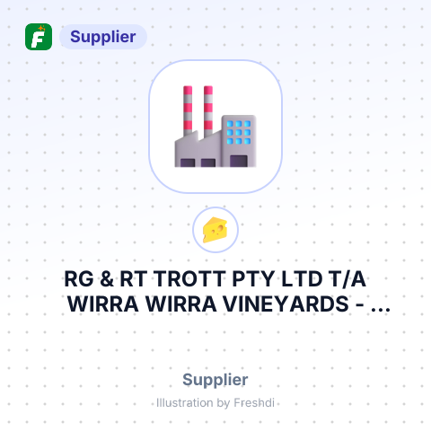 RG & RT TROTT PTY LTD T/A WIRRA WIRRA VINEYARDS – summary card, no photo uploaded yet