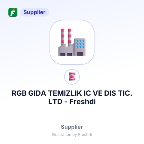 RGB GIDA TEMIZLIK IC VE DIS TIC. LTD – summary card, no photo uploaded yet