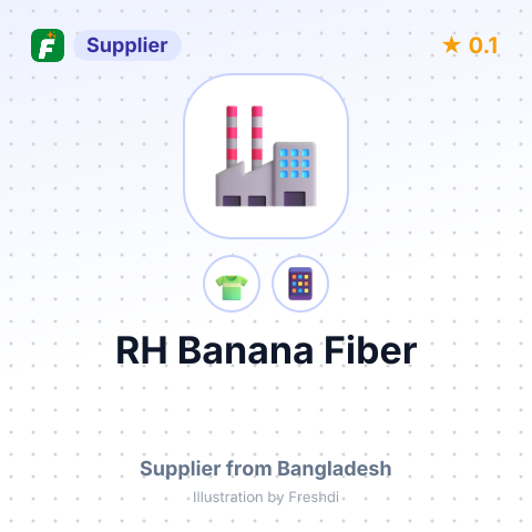 RH Banana Fiber  – summary card, no photo uploaded yet
