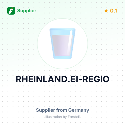 RHEINLAND.EI-REGIO – summary card, no photo uploaded yet