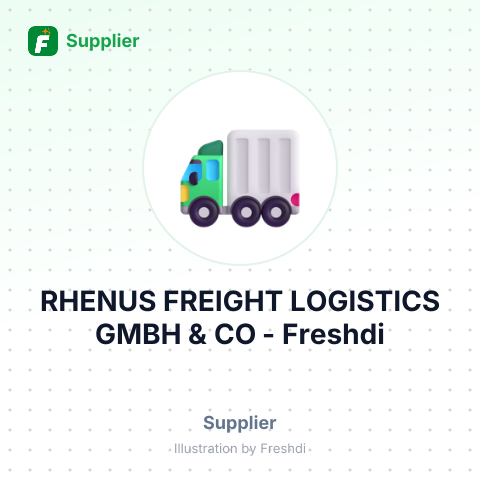 RHENUS FREIGHT LOGISTICS GMBH & CO – summary card, no photo uploaded yet