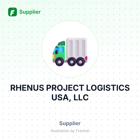 RHENUS PROJECT LOGISTICS USA, LLC – summary card, no photo uploaded yet