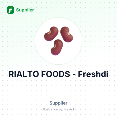 RIALTO FOODS – summary card, no photo uploaded yet